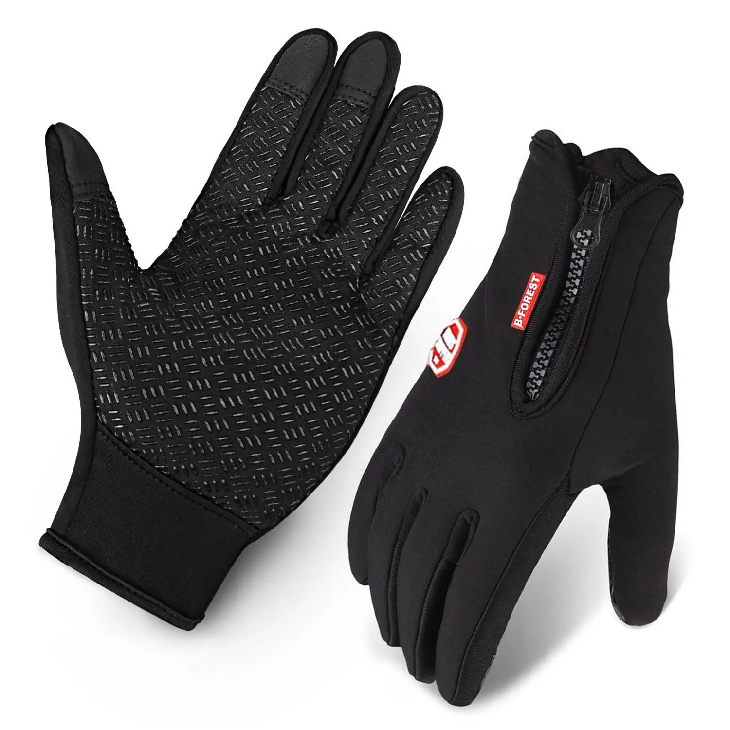 Guantes cálidos de invierno para pantalla táctil, resistentes al agua, a prueba de viento, antideslizantes, para ciclismo, esquí y deportes