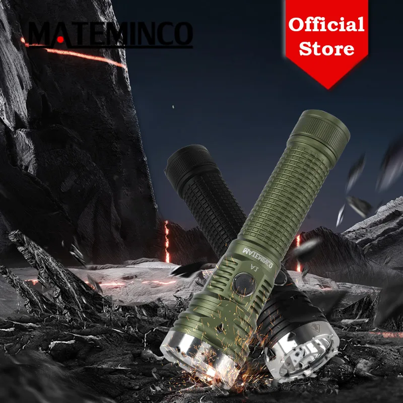 Mateminco A1 1058m Long Range 3050lm Type-C USB Rechargeable Powerbank Charging Magnet Tail Camping Lantern LED Flashlight Torch