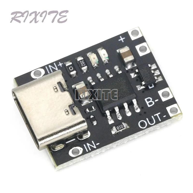 Ultra-mini Type-C USB Charger Module DC 5V 1A Charging Board For 1S 4.2V 18650 Lithium Li-on Battery Protection Board