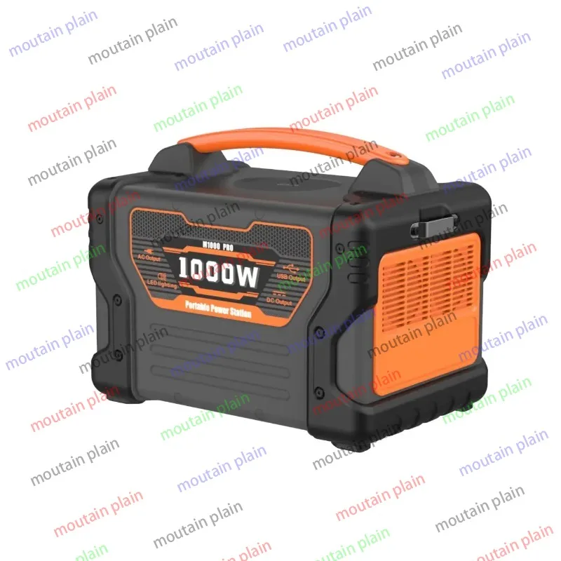 Portable Power Bank Power Station Camping Food Truck High Capacity 1500W Solar Outdoor Power Supply