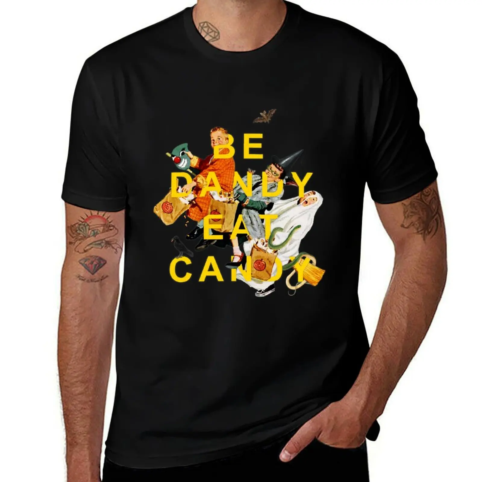 Be Dandy Eat Candy T-Shirt Soft Anti-Shrink Cotton Tee