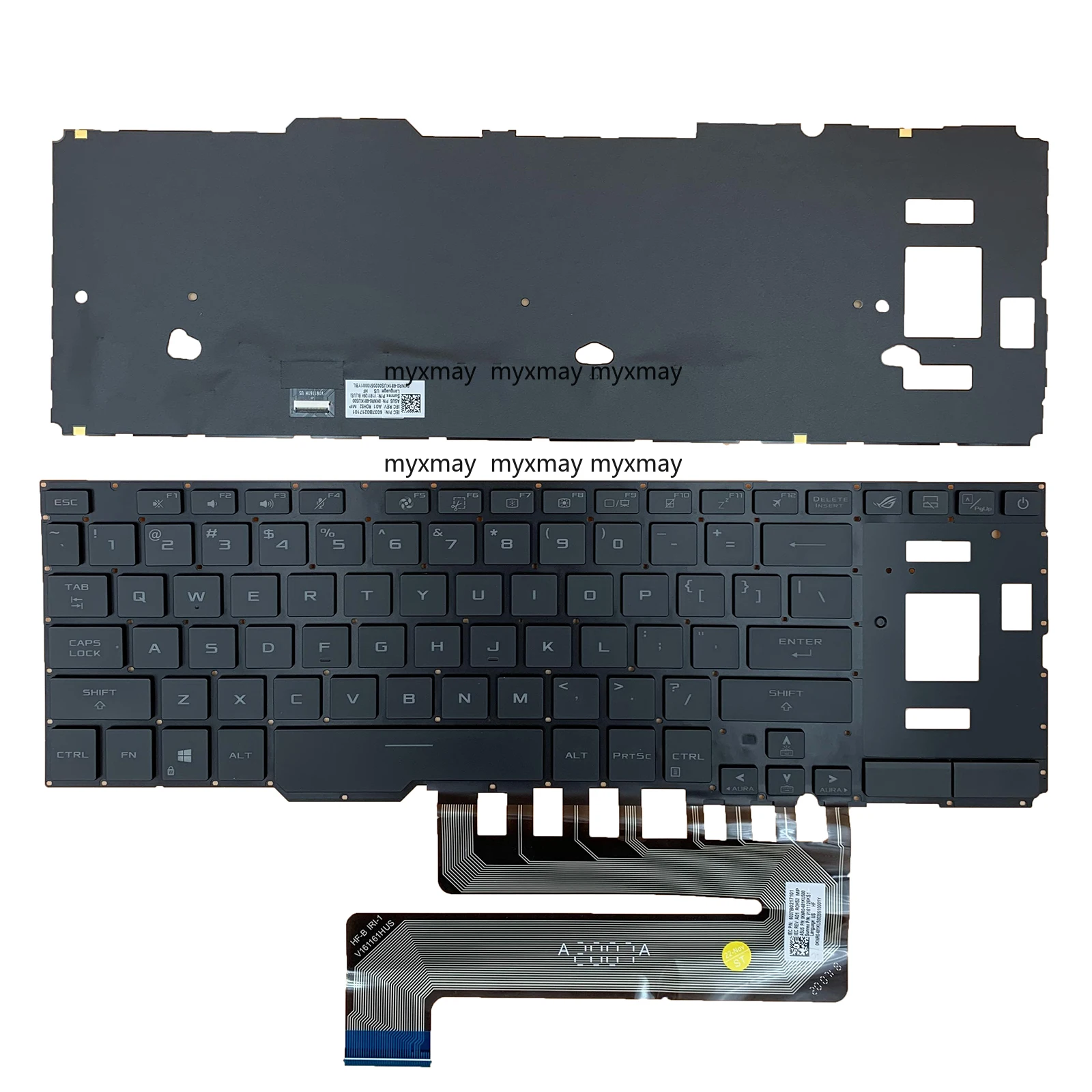 

New Asus ROG Zephyrus Duo 15 GX550 GX550LXS GX550LWS GX551 Keyboard US RGB colourful backlit
