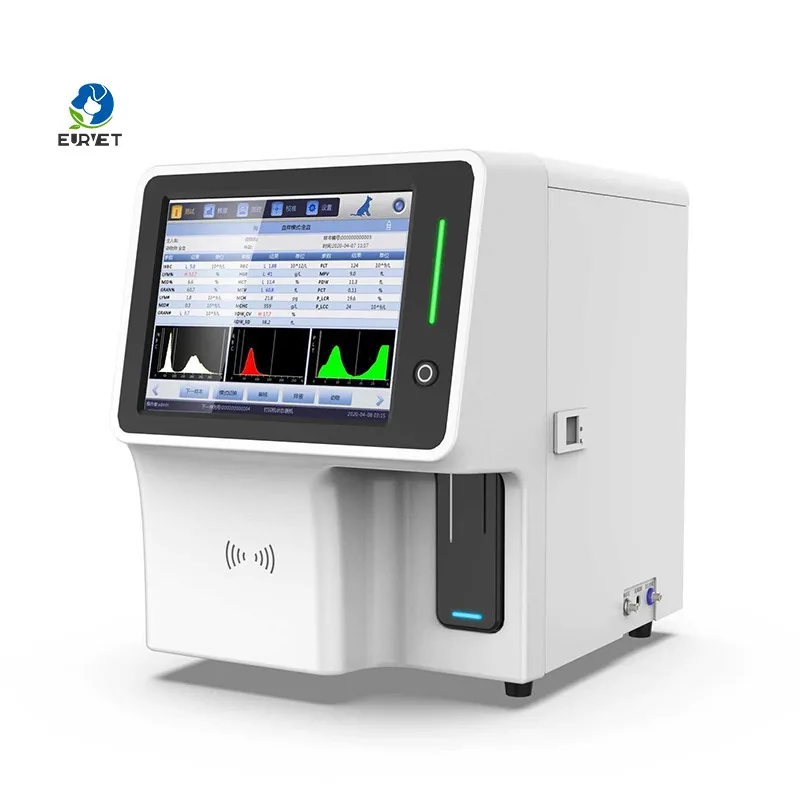 Portable CBC Blood Cell Counter Veterinary Equipment Auto Hematology Analyzer with Open Reagent System