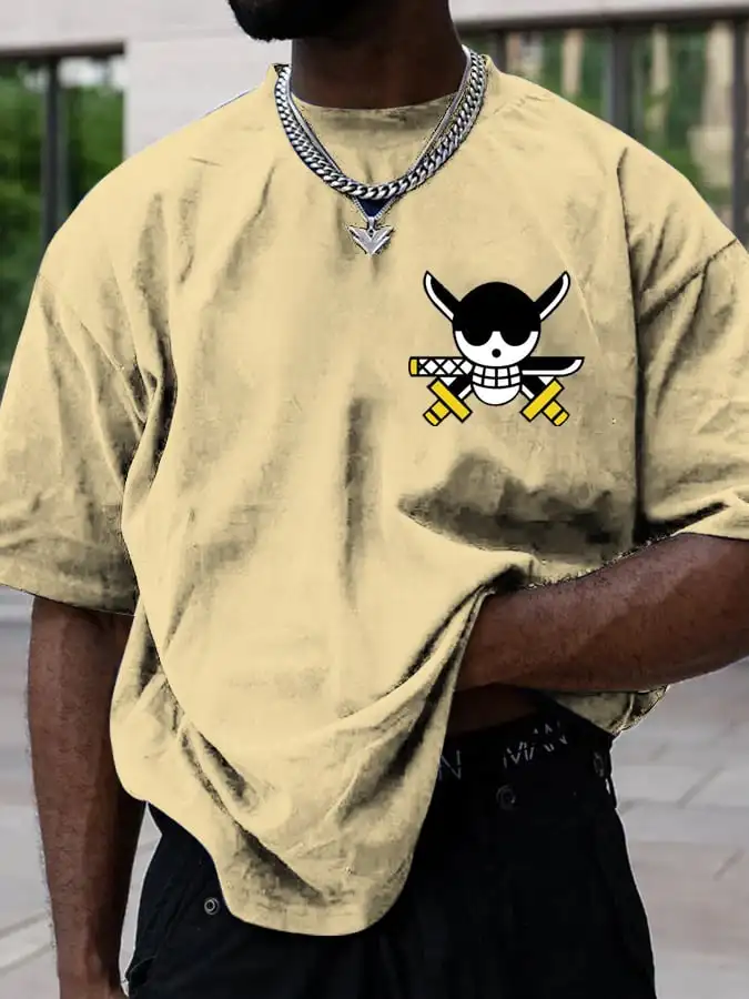 Une pièce Action Anime Zoro imprimer hommes femmes coton T-shirt Harajuku Y2K Streetwear été décontracté graphique surdimensionné T-shirt hauts