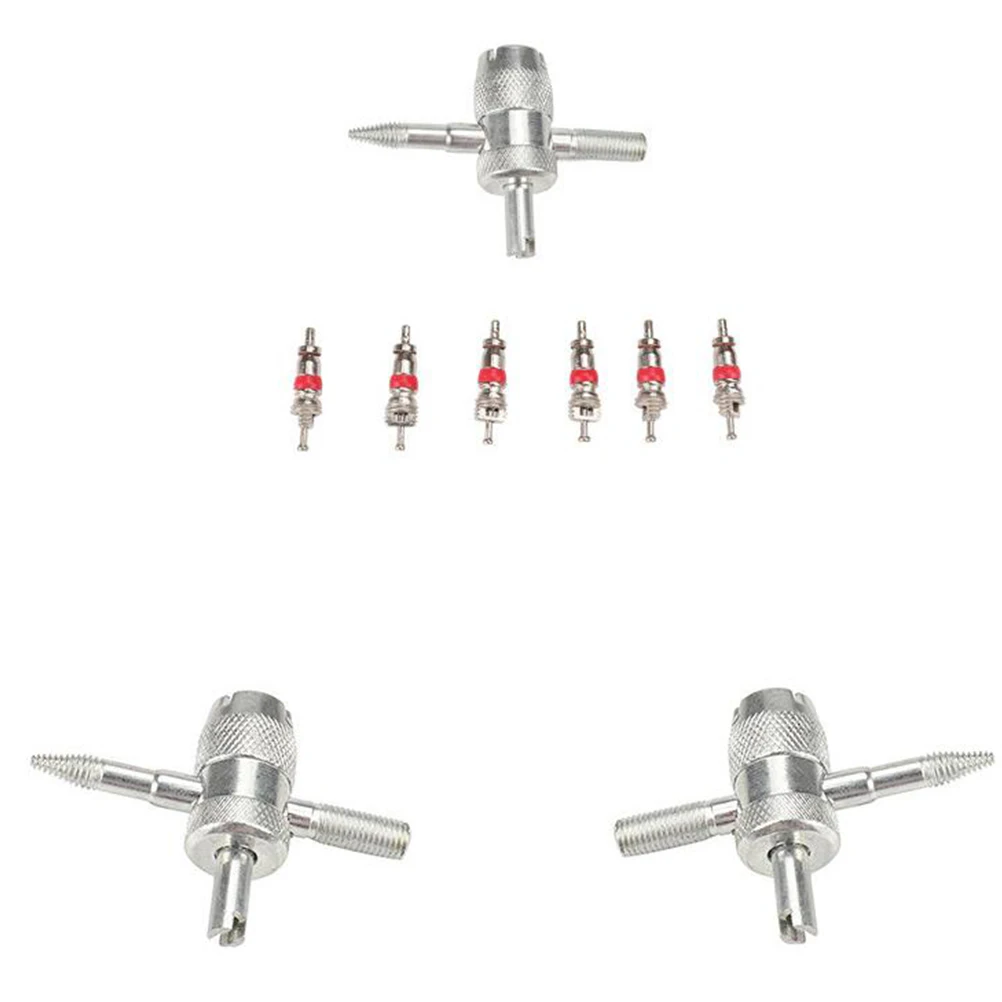 

Valve Core Set Tire Tool Automobile Accessories Detaching Tools Replacement 4 1