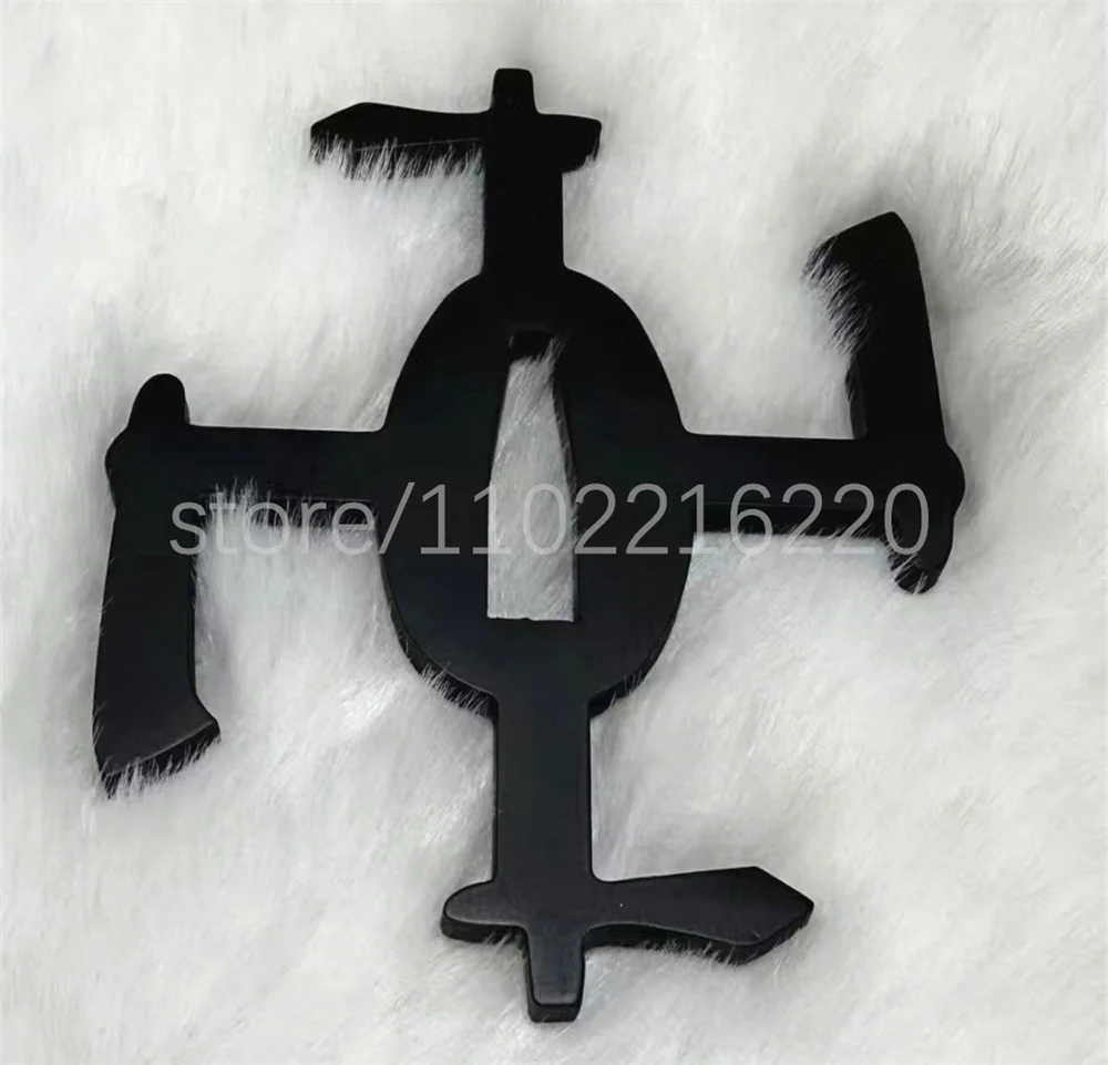 Unique Black Steel Iron Tsuba Handguard Guard For Japanese Real Japan Samurai Katana Sword Fittings Accessory Parts