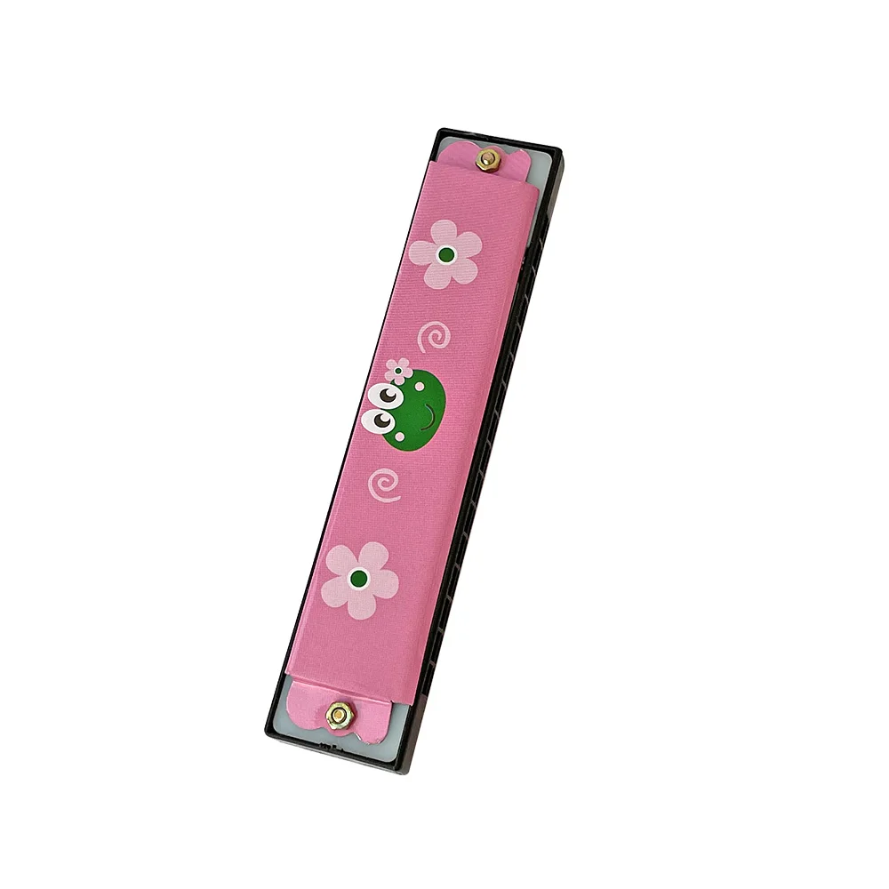 16-gaats schattig mondharmonica muziekinstrument Montessori educatief speelgoed cartoon patroon kinderen blaasinstrument kinderen cadeau kinderen