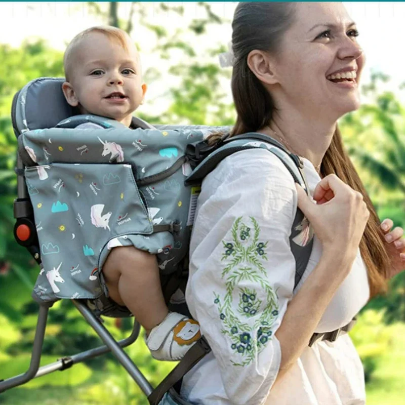 Lightweight Portable Baby Carrier Wrap Comfortable Breathable Baby Backstrap Waist Stool Adjustable Back Type Backpacks Carriers