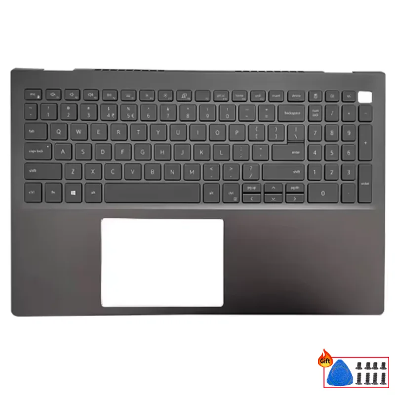 Original New for Vostro 5510 5515 V5510 V5515 Laptop Palmrest Upper Case C Cover Shell with US Backlit Keyboard Replace Parts