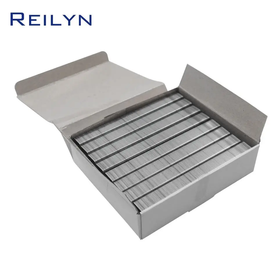 Alloy Nails 21Ga Crown 12.8mm Length 10mm Staples U-shaped Nails Upholstery Sofa Nails for 80 10/16 Pneumatic Nailer Gun Nails