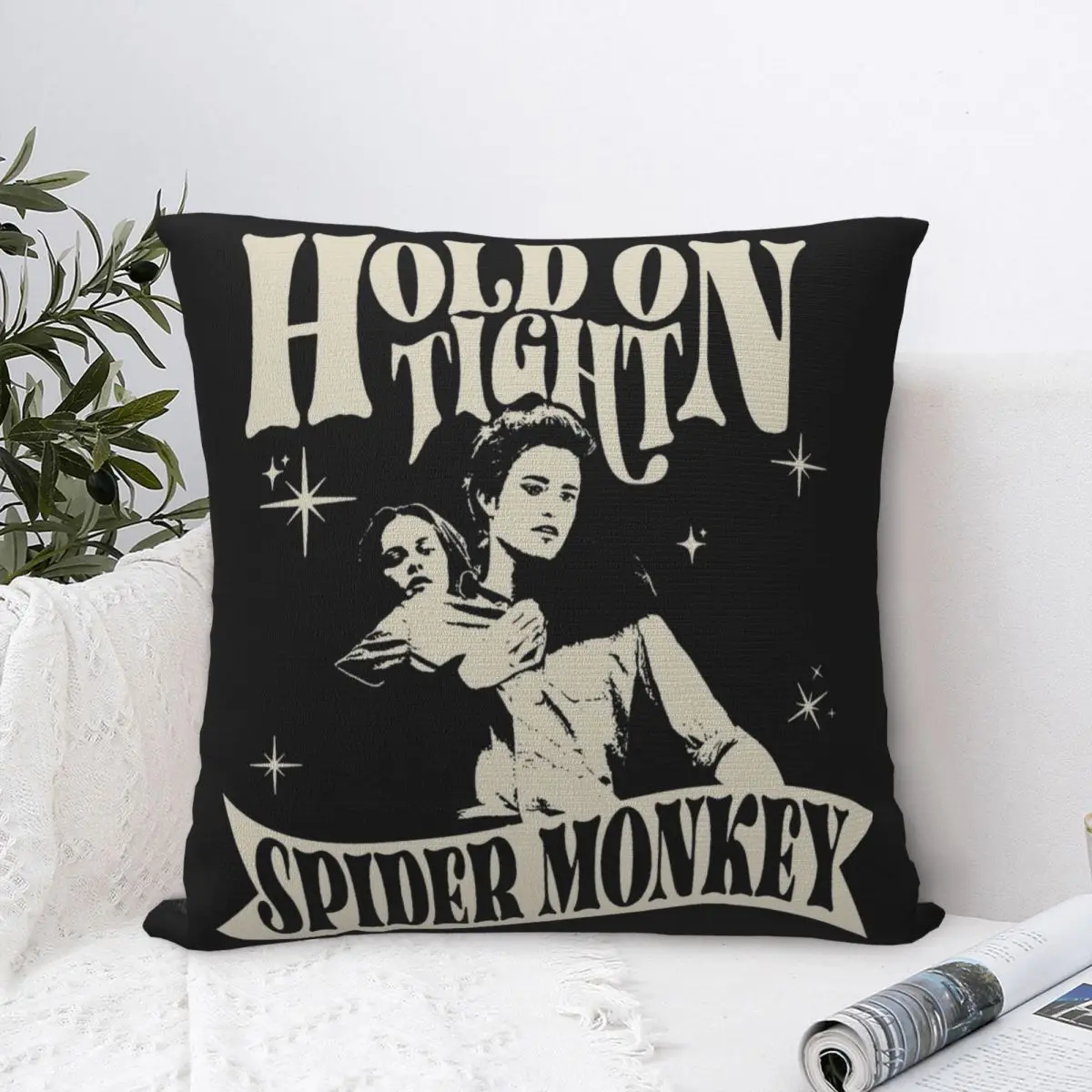 Hold On Tight Spider Monkey Twilight Pillowcase Double-sided Cushion Cover Decorations Throw Pillow Case Cover Home Zipper 45X45