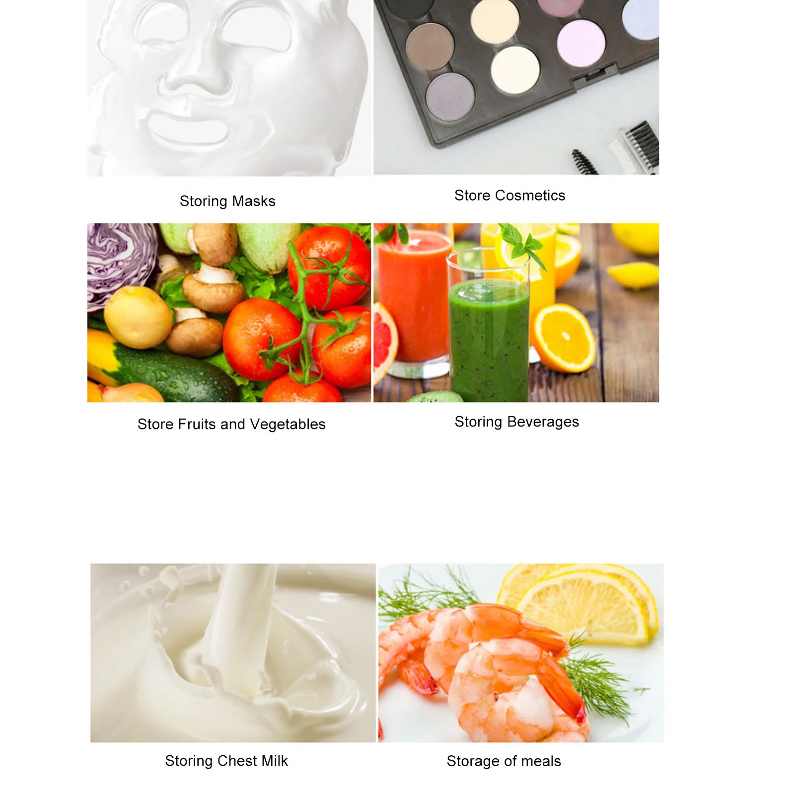 ثلاجة للعناية بالبشرة سعة 6 لتر، 3 تروس خفيفة، مرآة مكياج محمولة، مبرد وثلاجة تجميل مصغرة لتدفئة حليب الصدر #3