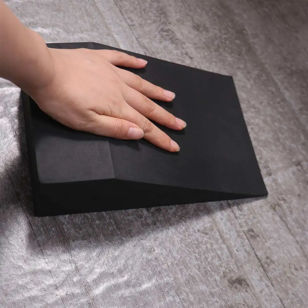 

1 пара блоков на танкетке для йоги высокой плотности, многофункциональные нескользящие блоки для спортзала из ЭВА, легкие однотонные легкие танкетки для йоги