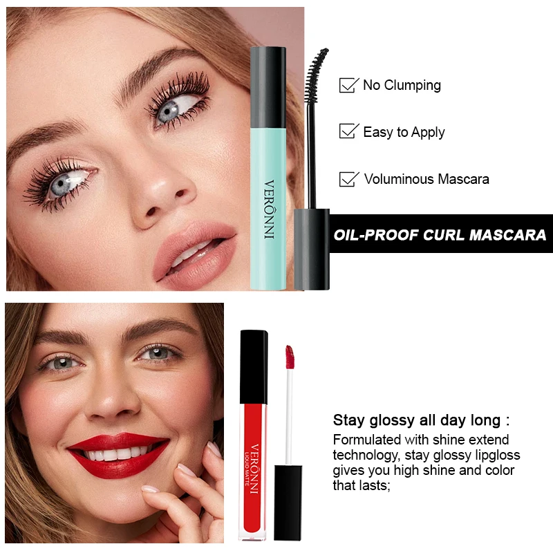 Kit de maquillaje todo en uno, regalo con paleta de sombra de ojos, lápiz labial, rubor, delineador de ojos, caja de regalo de cosméticos para cumpleaños, juegos de maquillaje de Navidad