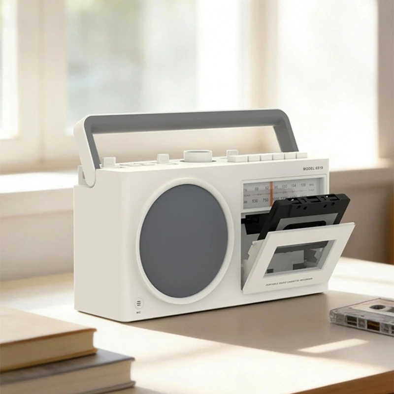 6519 New Bluetooth audio speaker Tape recorder Radio audio integrated old-fashioned