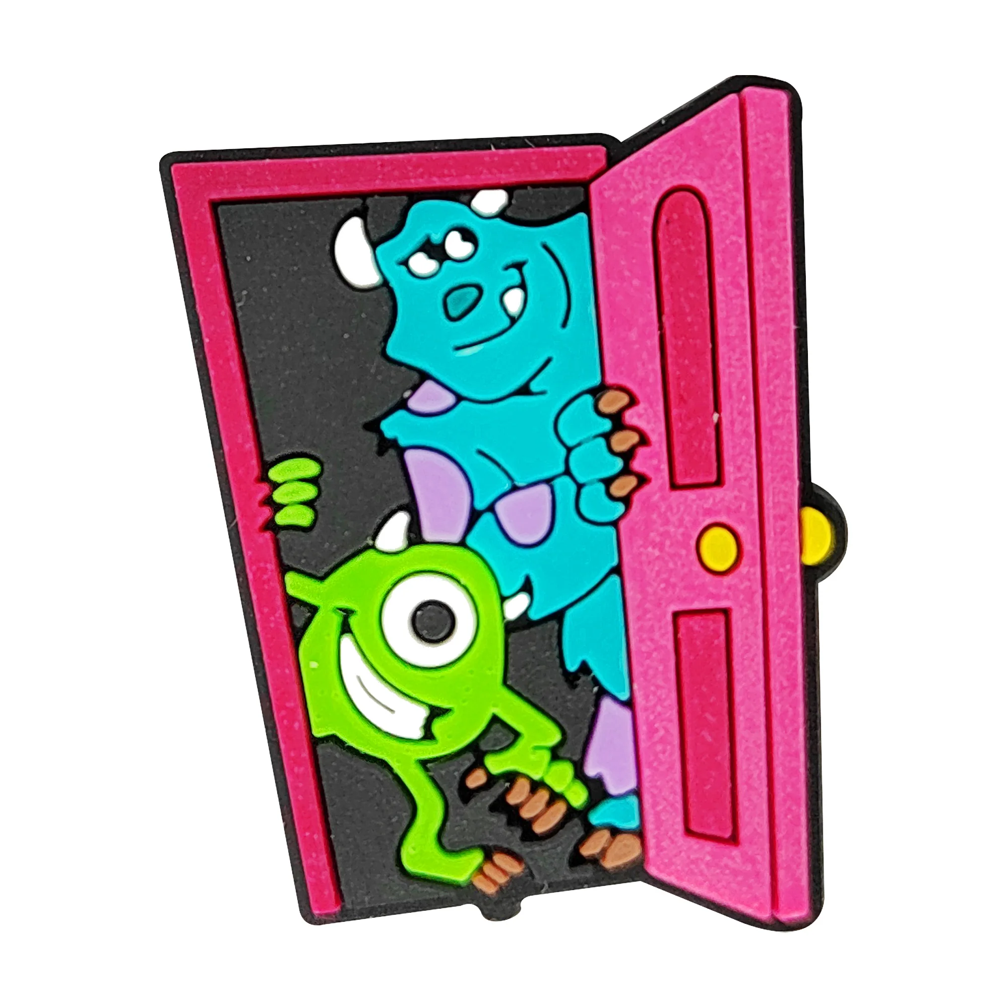 9-100PCS New Cartoon Monster Paradise Shoe Charms PVC Decorations Iconic Quartet Silhouette Detachable Waterproof For Party Gift