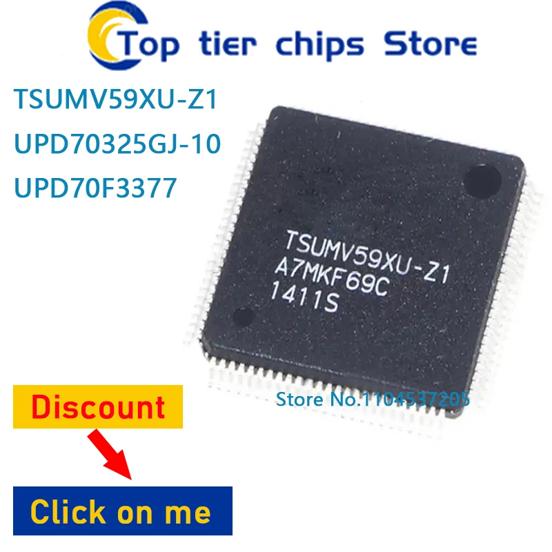 

1PCS~5PCS/LOT TSUMV59XU-Z1 UPD70325GJ-10 UPD70F3377 TSUMV59XU UPD70325GJ QFP100 100% NEW