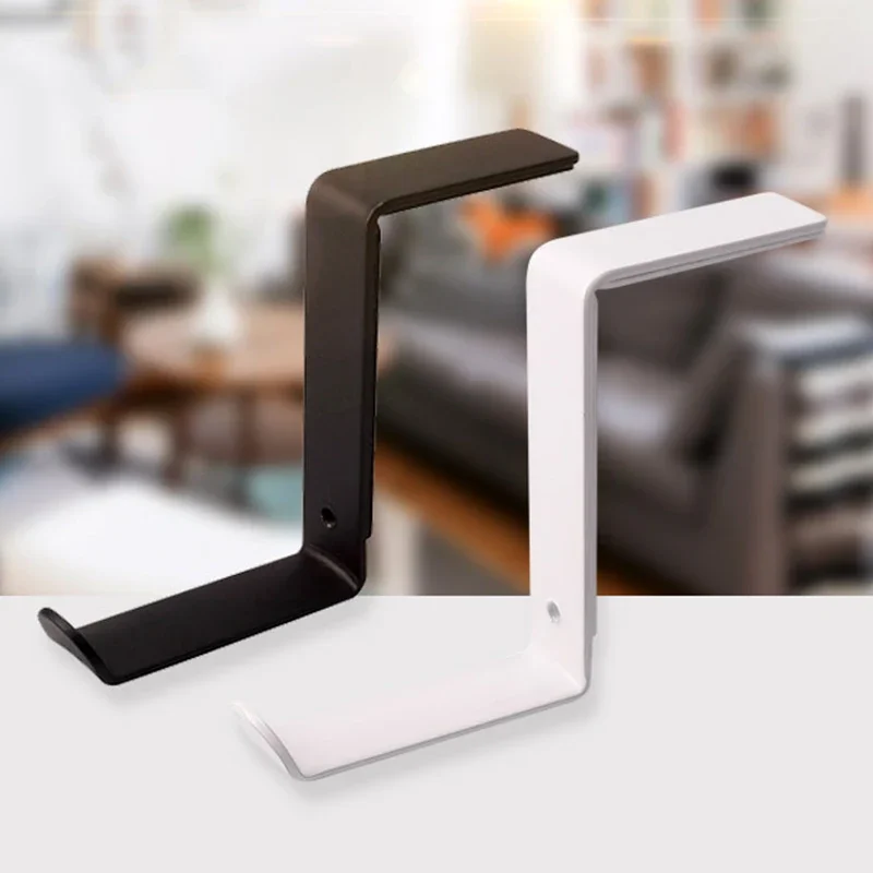

Headphone Holder Rack Headphones Hook Headsets Stand Hanger Wall Mount Monitor Desk Earphone Wall Mounted Hook Display