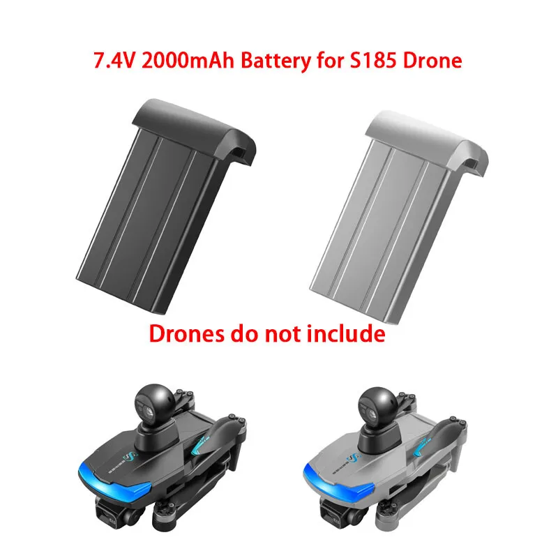 Original 7.4V 2000mAh Spare Battery for S185 Drone Quadcopter