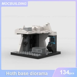 Hoth Base &  Rock View & Trooper Tower & Field Patrol Diorama MOC Building Blocks DIY Assemble Bricks Dispaly Model Toys Gifts