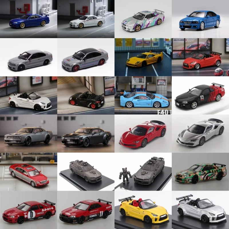 

Stance Hunters 1:64 R34 / E46 / F40 / Copen / SRT Die-Cast Car Models