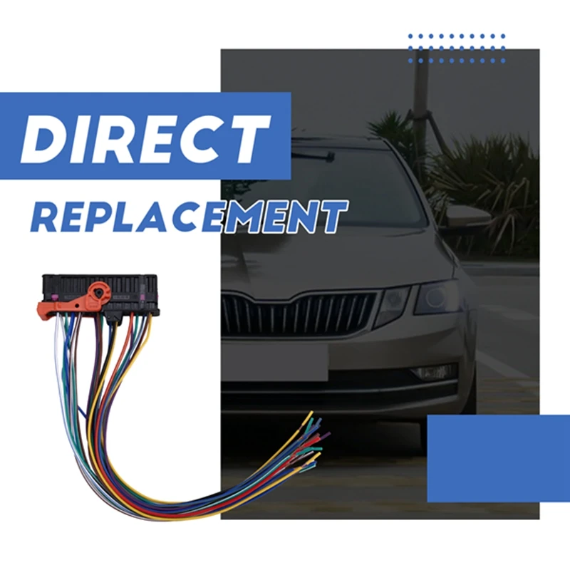 Fotografia 4: Conector de Fiação para Porta Esquerda/Direita do Carro 1K0937702C para Skoda Fabia Superb e Golf-A61E