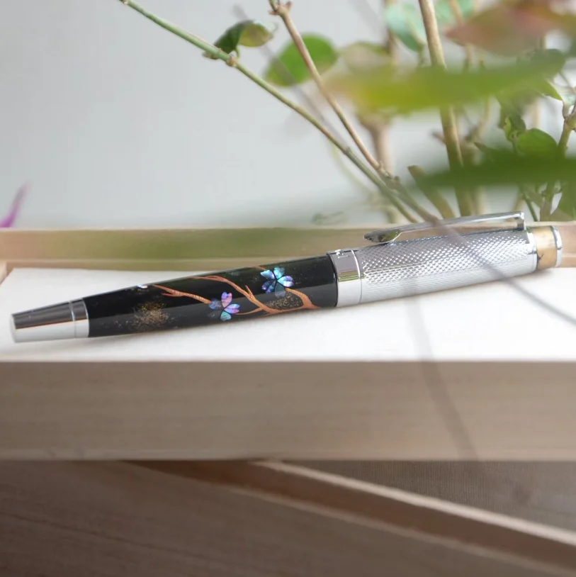 Benovel Mother-of-pearl Fountain Pen Schmidt Nib Bohai Bay Mother-of-pearl Fountain Pen Micro-matte Pen Holder Writing Gift Pen