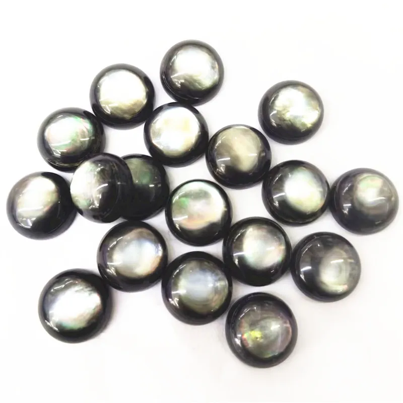 5PCS Natural Seawater Shell Cabochons Round SHape Size 14MM No Hole DIY Jewelry Accessories Best Choices