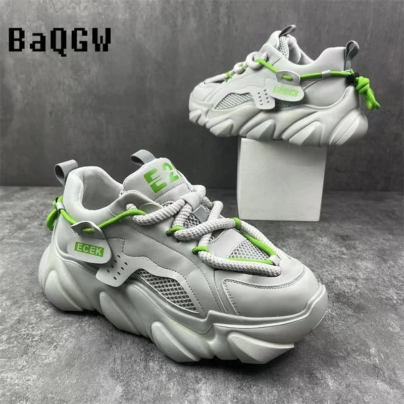 Men Chunky Sneakers Casual Designer Running Shoes Fashion Non-slip Luxury Brand Shoes for Men Vulcanize Shoes Zapatos De Hombre