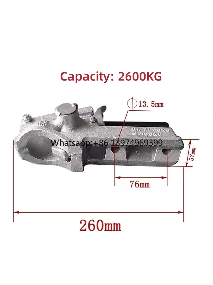 Heavy Duty 2600kg Capacity 50mm Trailer Coupling  Cast Steel  Trailer Tow Hitch Trailer Coupler