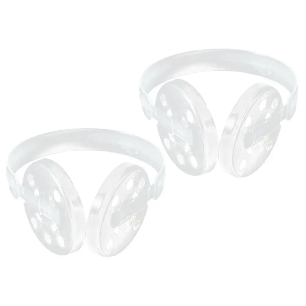 2 Pcs Earmuff Frame Shelf Diy Rack Making Holder Winter Accessories Muffs Plastic