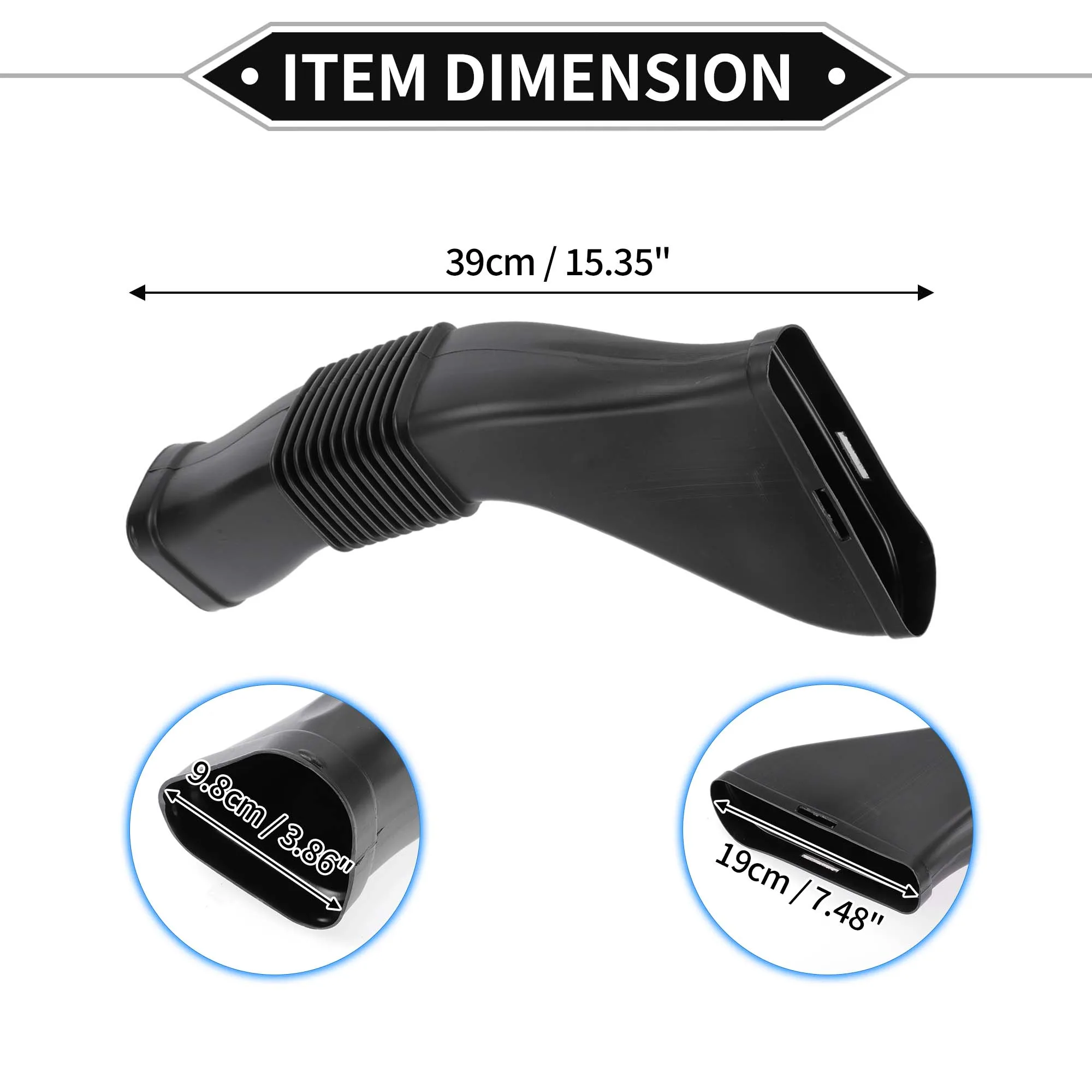 

X Autohaux Car Intake Hose Compatible for Mercedes-Benz C63 AMG, Left Side Air Intake Hose No.1560941582