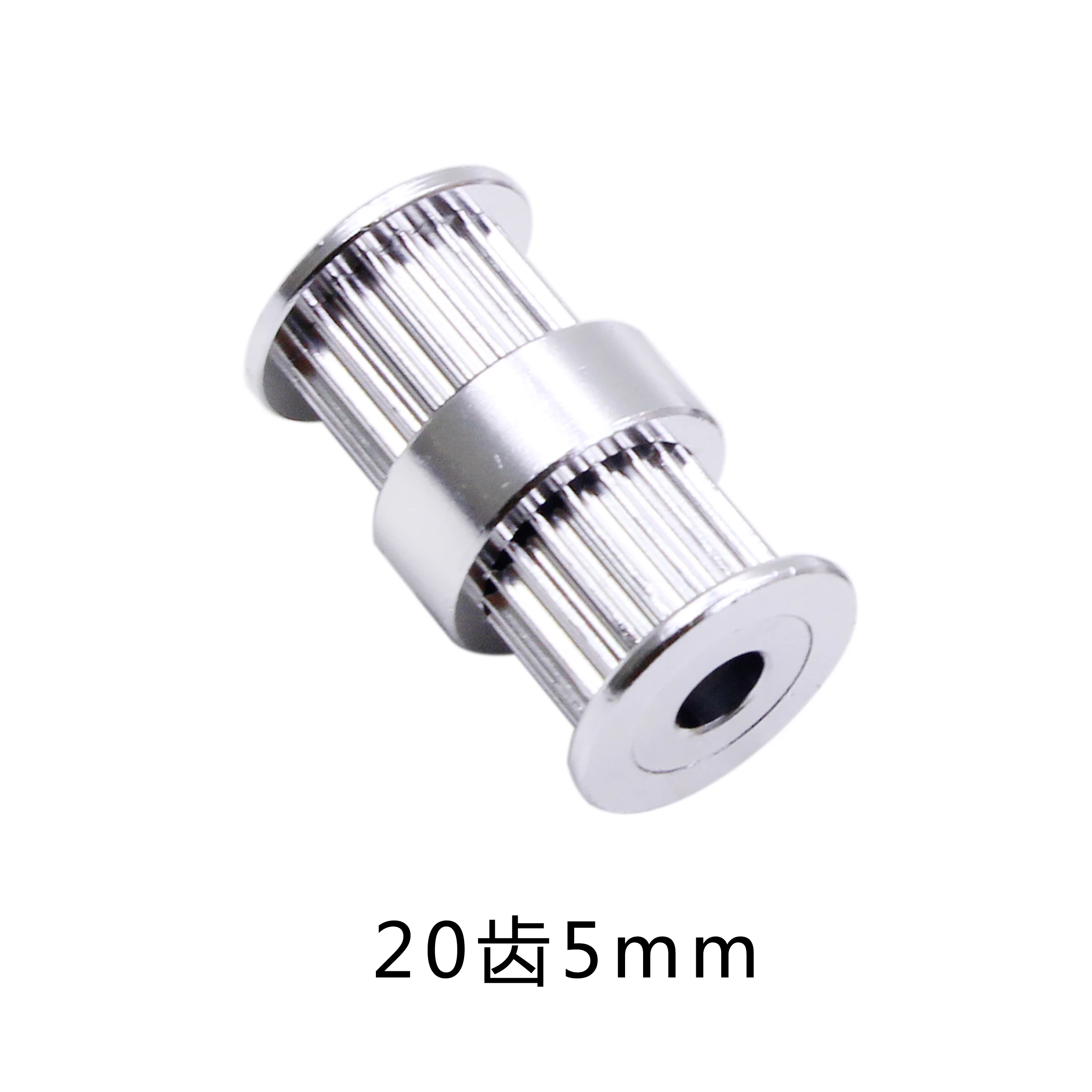 GT2 20tooth Timing Pulley Double Round-Headed Synchronous Wheel Gear 20 teeth For Belt 3D Printer Parts 2GT Screw Aluminum Part