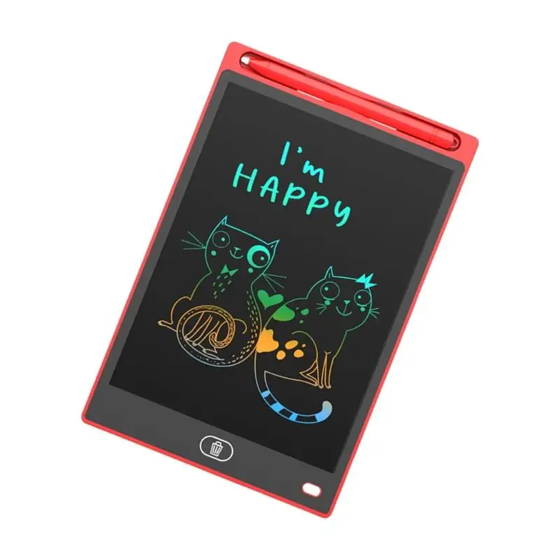 Reutilizável 8,5 polegadas LCD PADBOLO PRACA DESENHO TRABILIDADE DA CRIANÇAS DA CRIANÇAS D2RC