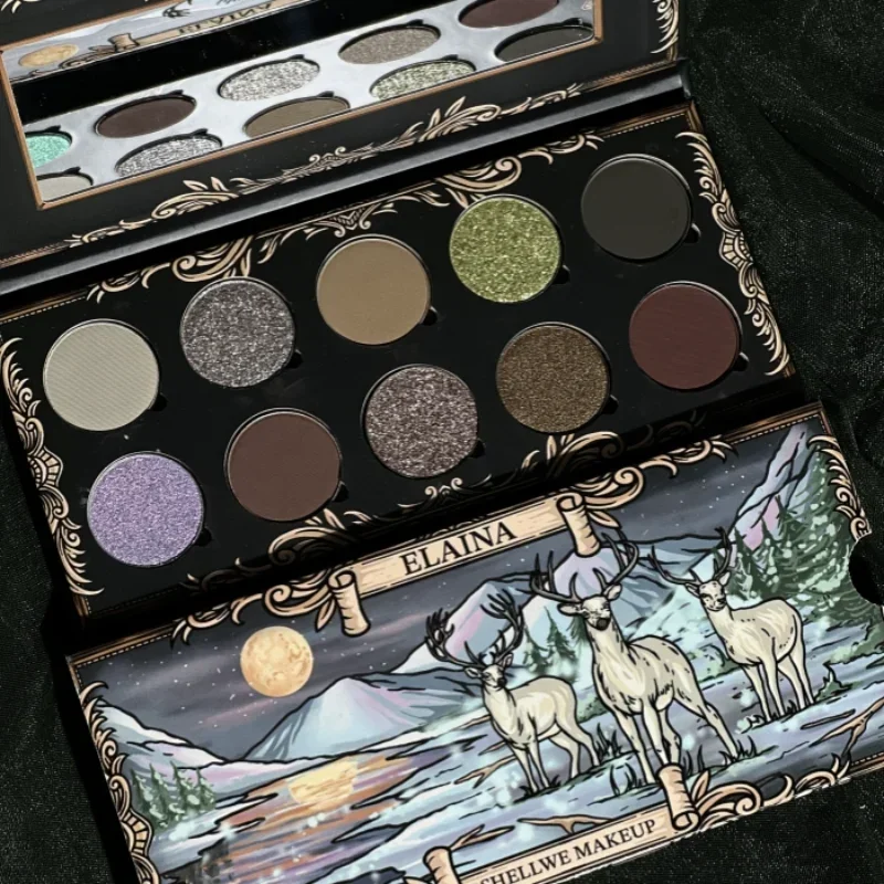 シェルウェ メイクアップ エライナ 10色アイシャドウ カメレオンパレット ミストウィッチ マット シマー パールセント ディアパレット メイクアップ コスメティック