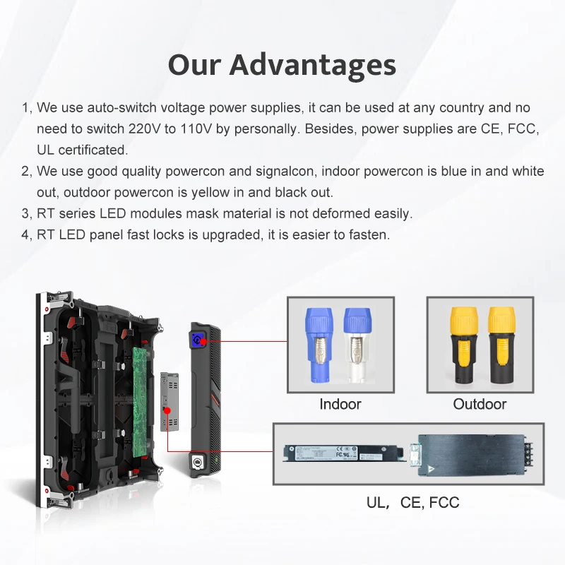 شاشة LED ملونة لمتجر البيع بالتجزئة مركز التسوق بيع المصنع مباشرة IP65 مقاوم للماء لوحة لافتات رقمية LED خارجية كاملة