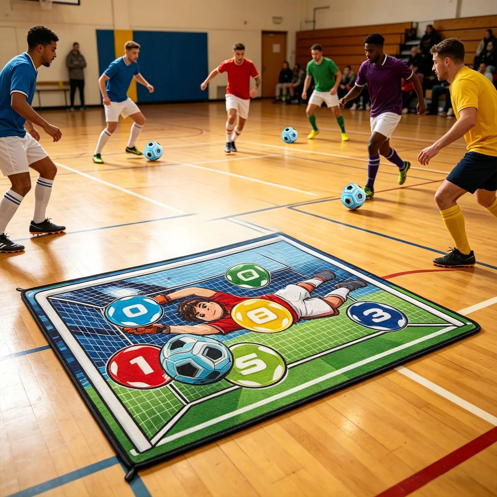 

Soccer Games Practice Mat Set Scoring Soccer Game for Kids Boys Girls Backyard Playground Home School Park Garden Family