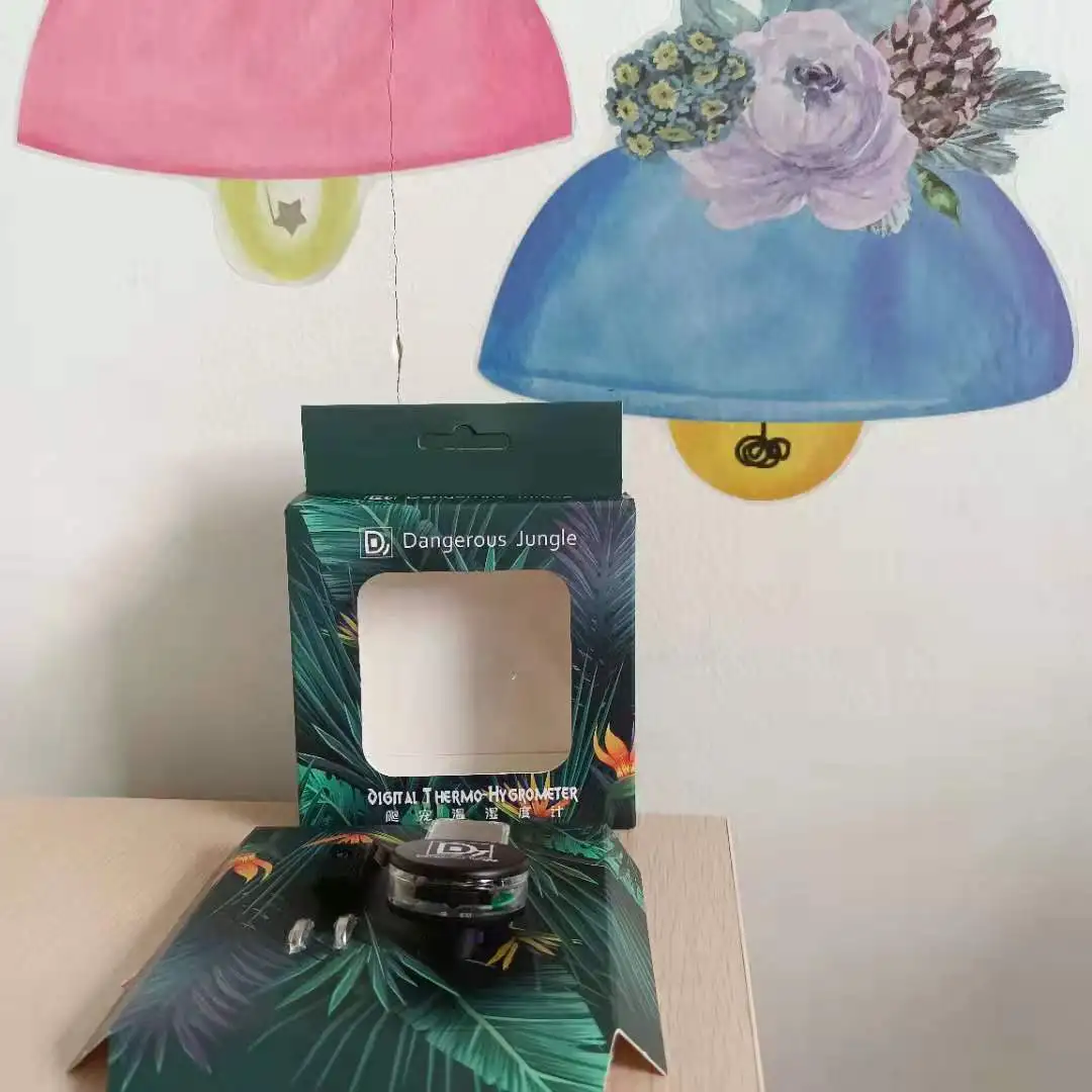 Termómetro de escalada para mascotas, caja de reptiles para interiores, tanque de selva tropical, termómetro con ventosa para Tortuga, instrumento de medición tipo ventosa