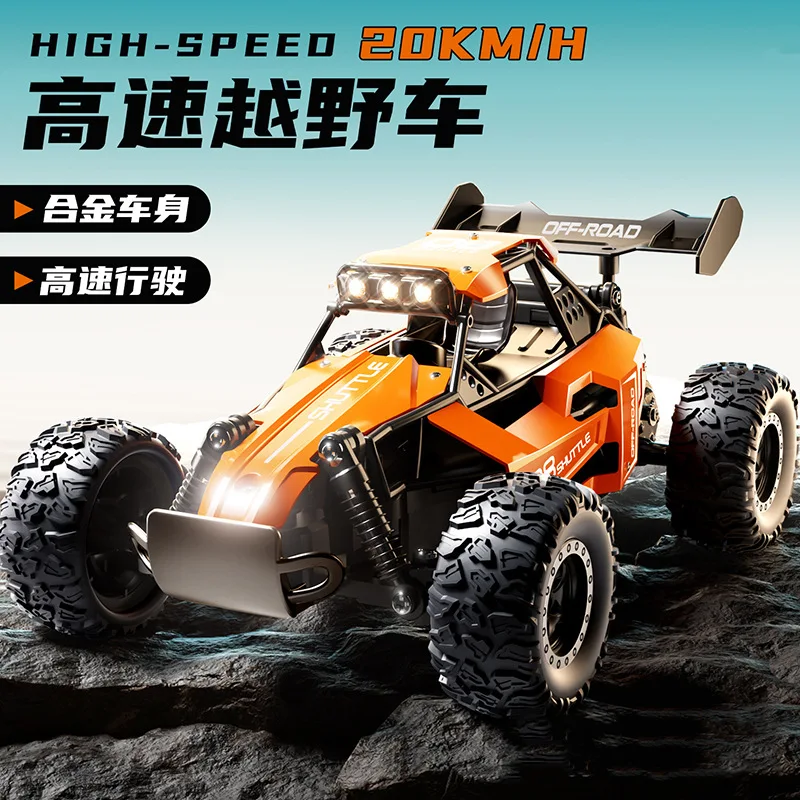 2024 New Rc Car 1:16 2.4gh Model With Led Lights 2wd Off-Road Remote Control Climbing Vehicle Outdoor Cars Drift Toys Boys Gifts