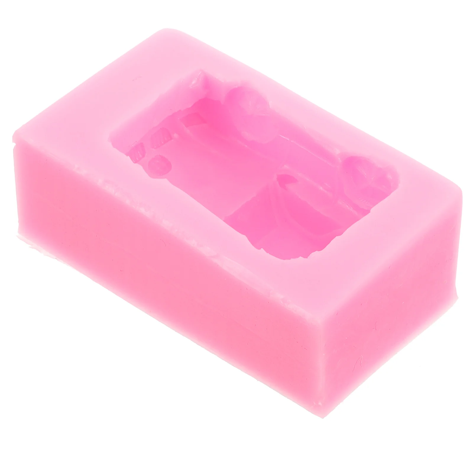 Car Shaped Silicone Mold DIY Soap Cake Fondant Mousse Pudding Jelly Chocolate Mould Tray 3D silicone molds