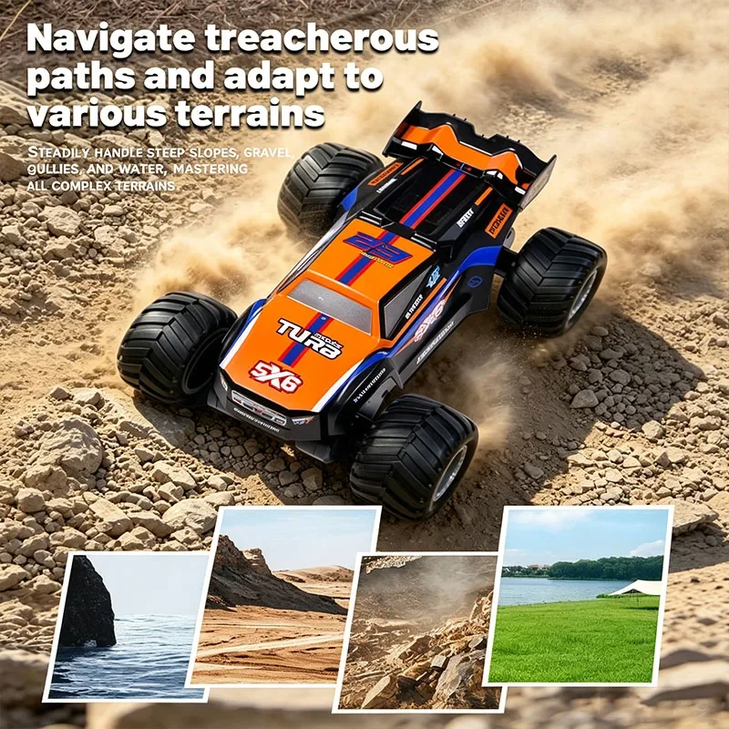 Amphibious RC Car Remote Control Bigfoot Car Vehicle 4WD Drift Off Road Outdoor Waterproof Toys for Boy Children Gift view 2