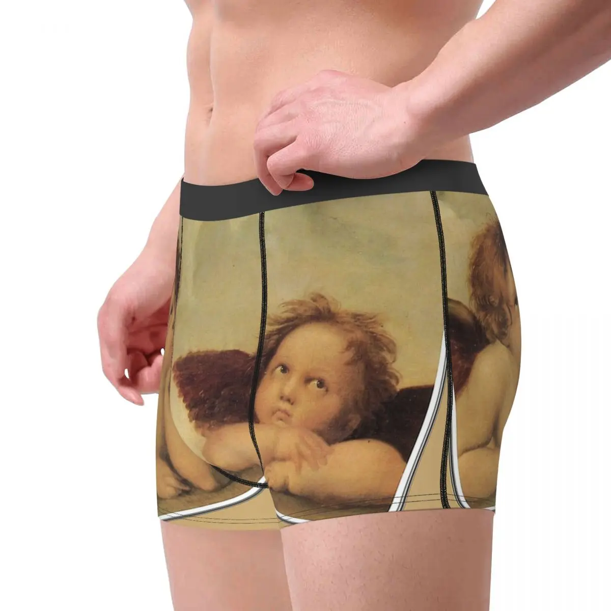 Calzoncillos de Angels Cherubs Dreaming By Raphael Renaissance Angels para hombre, ropa interior Sexy, Calzoncillos Bóxer