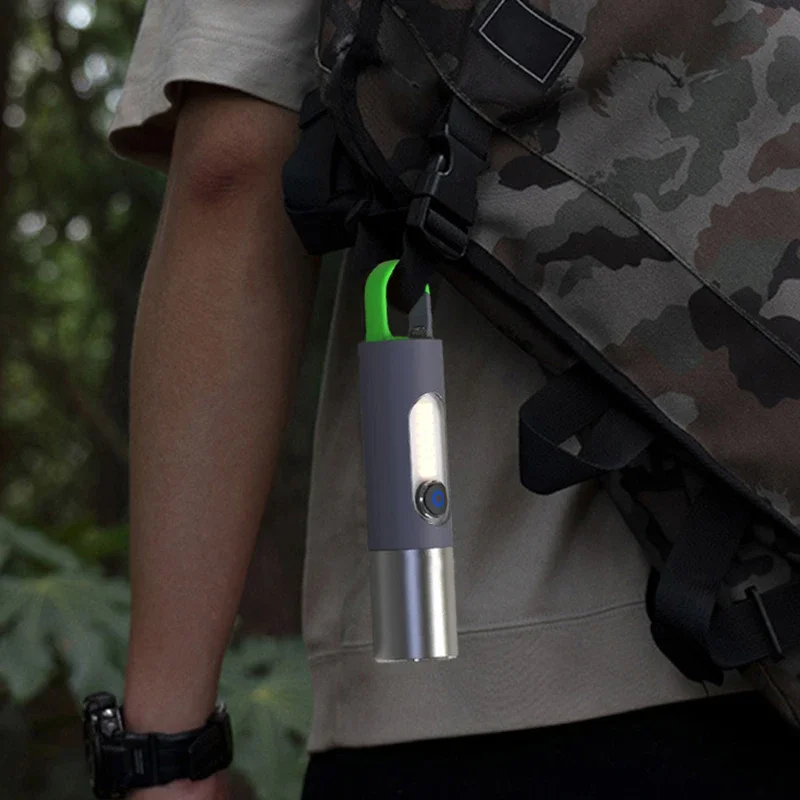 Super Bright XHP50 LED Flashlight Portable Rechargeable Camping Flashlights Can be Used as Bicycle Headlight Zoom Torch