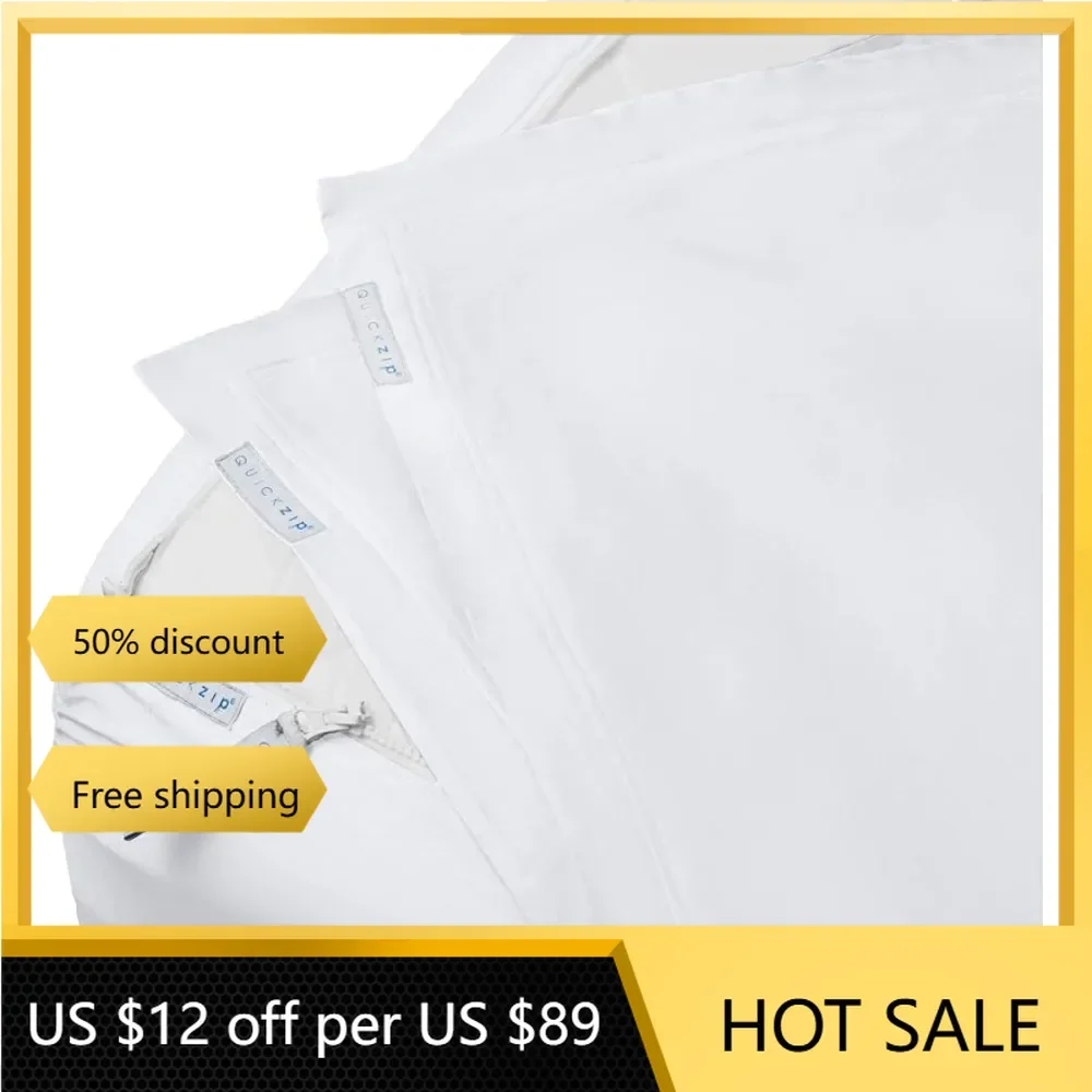 

Spare Bundle: 1 Fitted Sheet (Base + Zip Sheet) & 1 Zip Sheet - Easy to Change Bed Linen Comforter Sets Home Textile