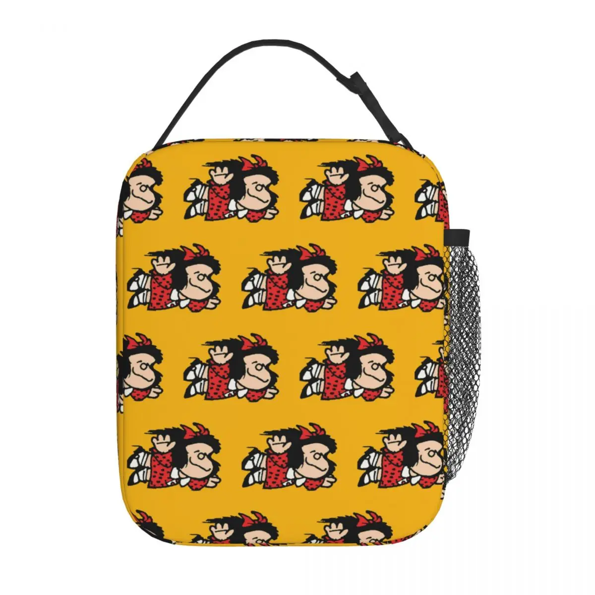 Mafalda Love Is In The Air Thermal Insulated Lunch Bags for Travel Funny Portable Food Bag Container Cooler Thermal Lunch Boxes