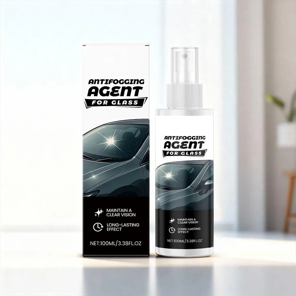 

100 мл противотуманный спрей для автомобильного стекла, зеркала, гидрофобный очиститель, средство для удаления масляной пленки, антибликовый агент для автомобиля, грузовика, мотоцикла, He G5A2