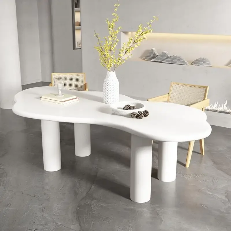 Mesa De comedor De lujo resistente al calor, diseño nórdico moderno, resistente al agua, muebles para el hogar