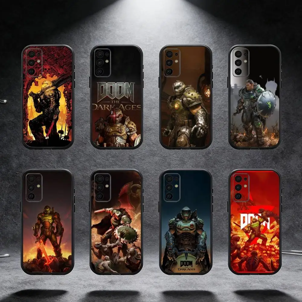 

Game D-DOOM Printed Phone Case For Samsung S25,S24,S21,S22,S23,S30,Ultra,S20,Plus,Fe,Note,5G Black Cover