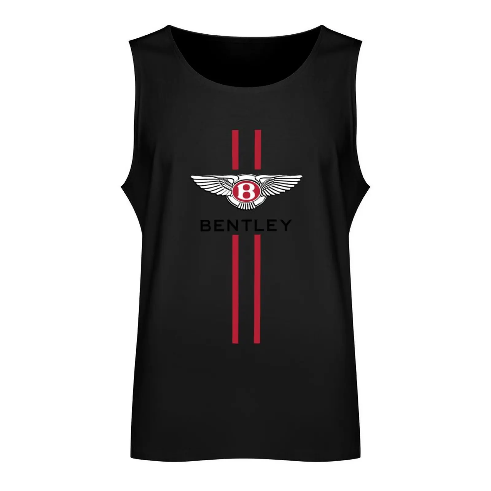 Silver RED Lines Luxury Cars Tank Top gym clothes men Men's t shirt training weight vest