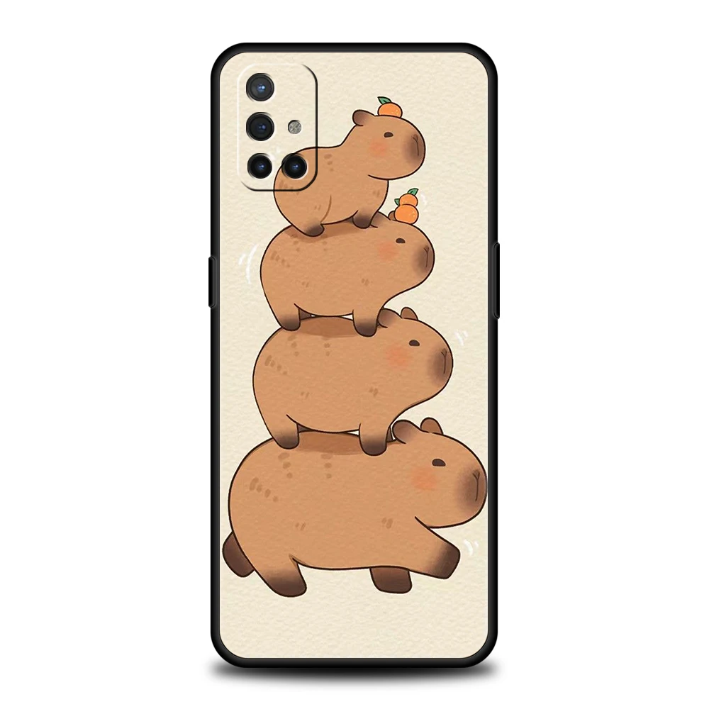 Cartoon Capybara Phone Case for Oneplus 11 10T Nord N100 N10 10 7 8 9 9R 7T 8T N200 CE 2 9RT Pro 5G Silicone Cover Shell Capas